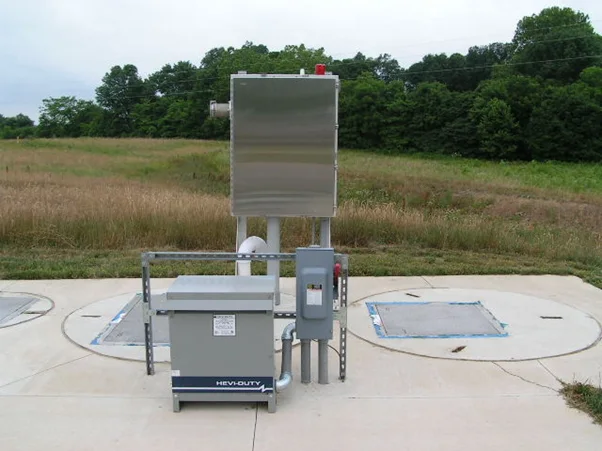Lift station exterior